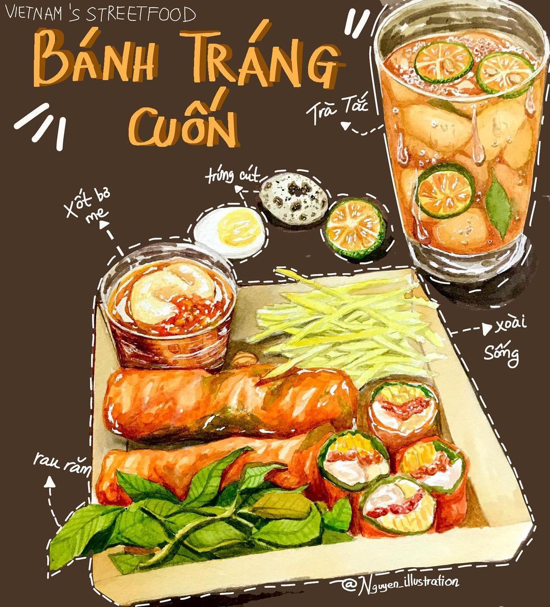 Bánh tráng trộn chính